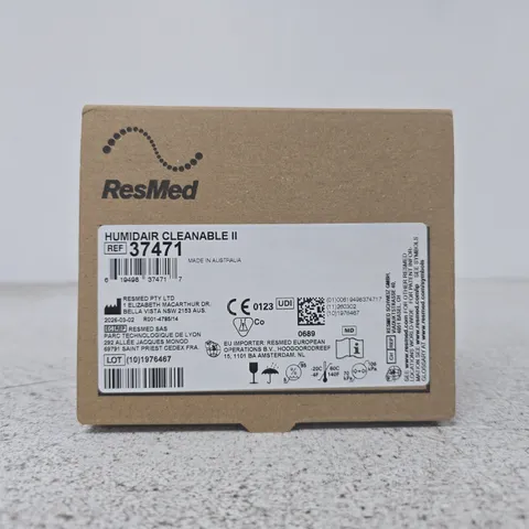 BOXED RESMED HUMIDAIR CLEANABLE II HEATED HUMIDIFIER