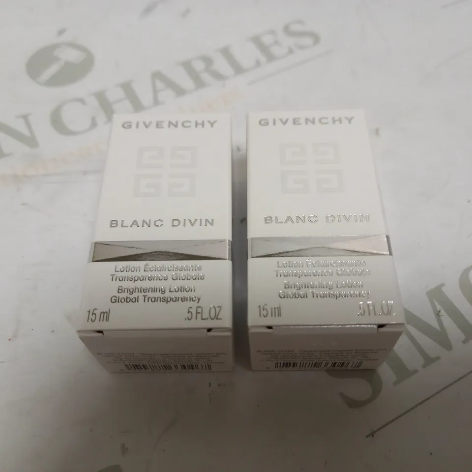 10 X GIVENCHY BRIGHTENING LOTIONS 