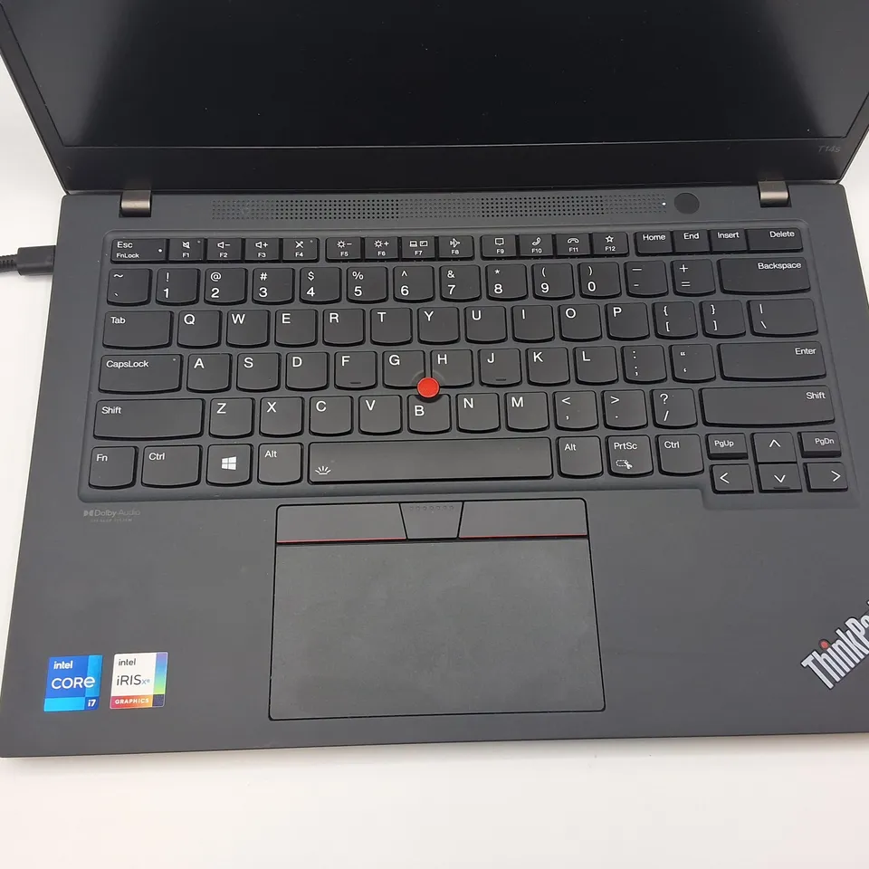 UNBOXED LENOVO THINKPAD T14S GEN 2 INTEL I-7 LAPTOP WITH IRIS XE GRAPHICS IN BLACK