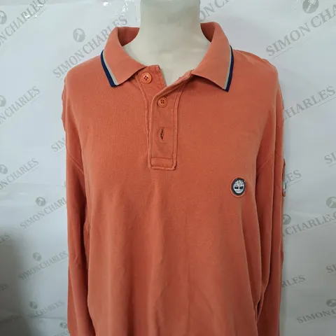 TIMBERLAND LONG SLEEVED POLO SHIRT SIZE L