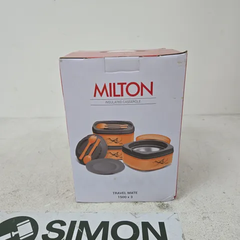 MILTON INSULATED CASSEROLE TRAVEL MATE β SET OF 3