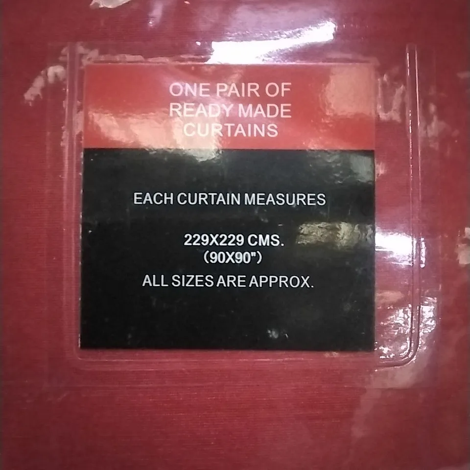 BAGGED IRONDALE POLYESTER SEMI SHEER CURTAIN PAIR