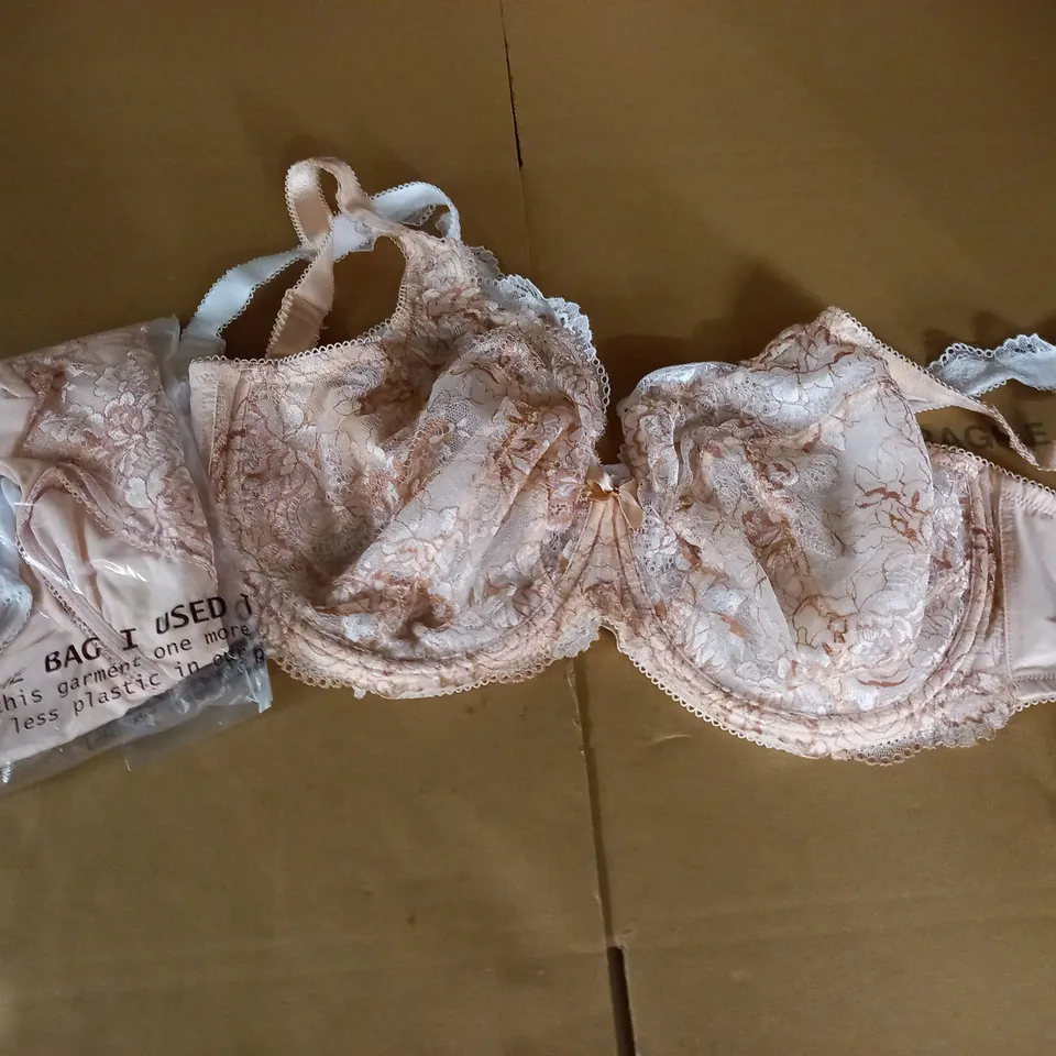 PRETTY SECRETS ELLA 2-PACK BRA AND BRIEFS SET IN BLUSH/WHITE - 34L & 16