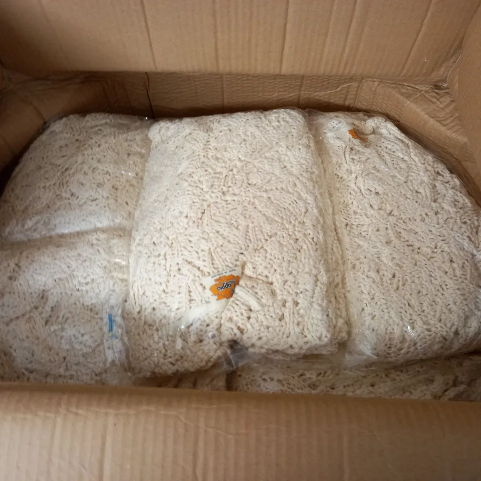 LOT OF APPROXIMATELY 20 CAPPIO CROCHET PULL V-NECK JUMPERS - SIZE UNSPECIFIED