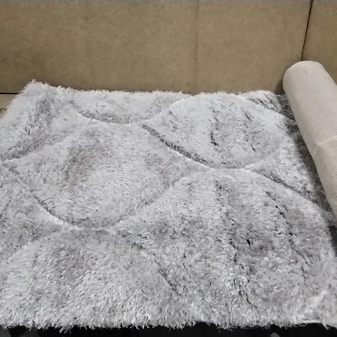 BRAND NEW PACO HOME 333 GREY PALMA RUG SIZE 80CM X 150CM