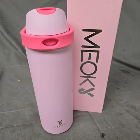 BOXED MEOKY INSULATED WATER BOTTLE IN PINK - 709ML