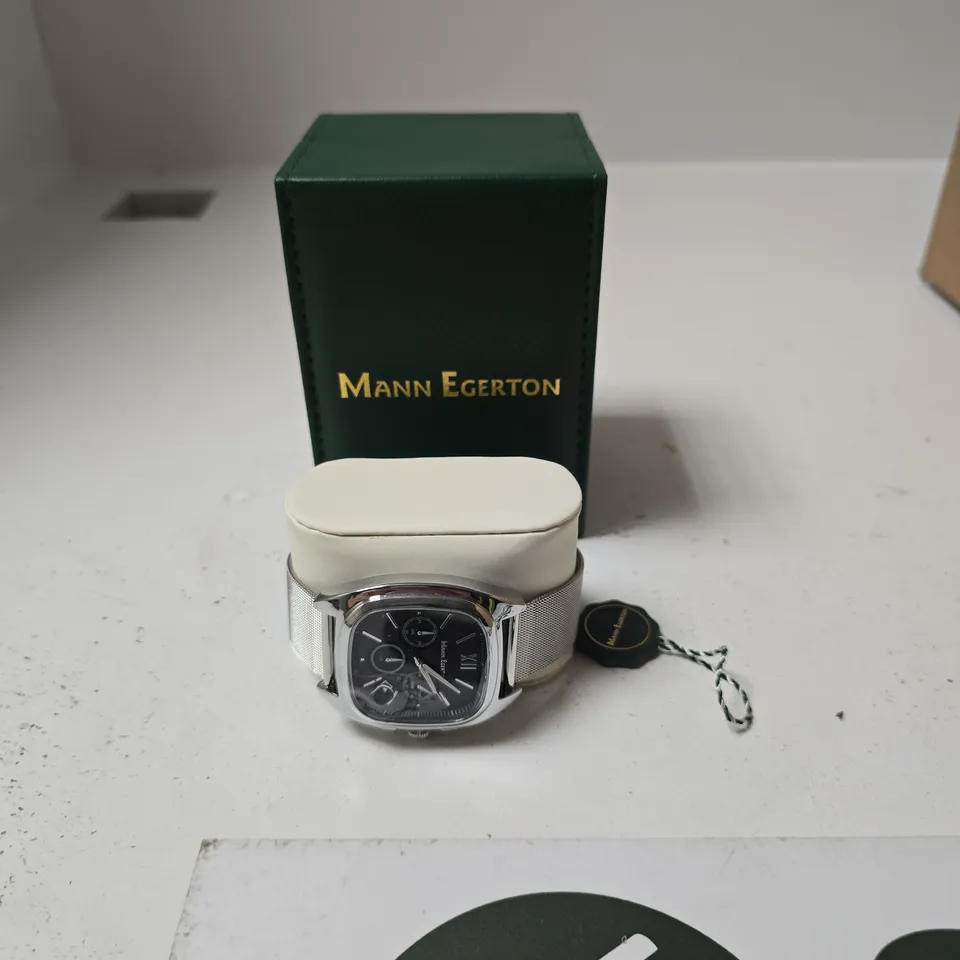 MANN EGERTON VECTOR STEEL BLACK WATCH