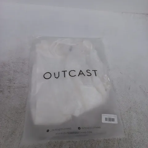 OUTCAST CLOTHING WHITE DRESS SHIRT – SIZE S (OC3869)