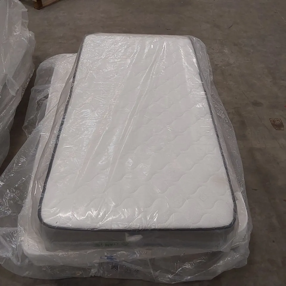 QUALITY BAGGED FIRM OPEN COIL 3' SINGLE MATTRESS 