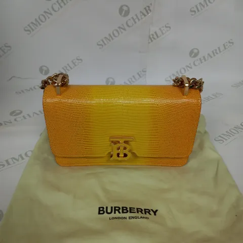 BURBERRY LEATHER SHOUDER BAG