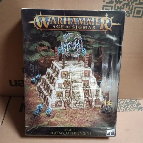 SEALED WARHAMMER AGE OF SIGMAR REALMSHAPER ENGINE – SERAPHON (BOXED)