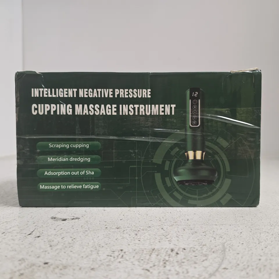 INTELLIGENT NEGATIVE PRESSURE CUPPING MASSAGE INSTRUMENT – BOXED