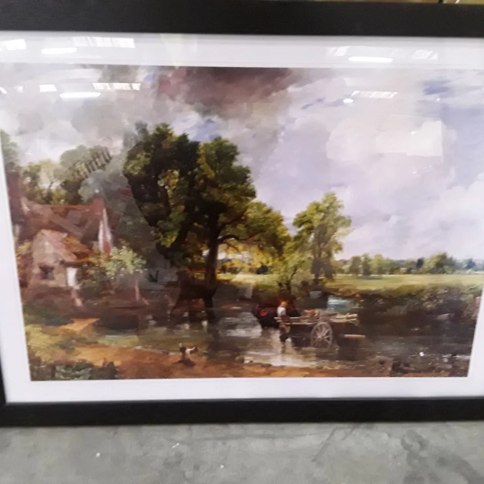 THE HAY WALL BY JOHN CONSTABLE PICTURE FRAME PAINTING 