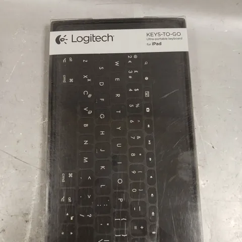 BOXED LOGITECH KEYS-TO-GO PORTABLE KEYBOARD FOR IPAD
