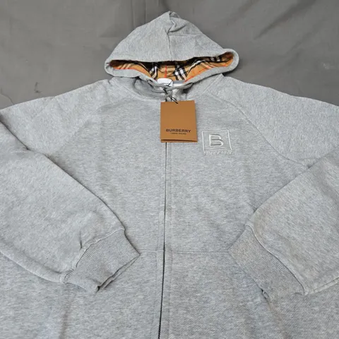 BURBERRY FULL ZIP HOODY SIZE UNSPECIFIED