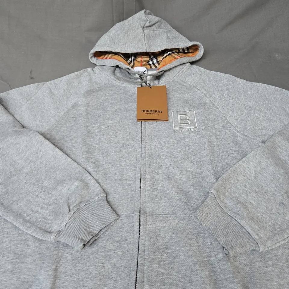 BURBERRY FULL ZIP HOODY SIZE UNSPECIFIED