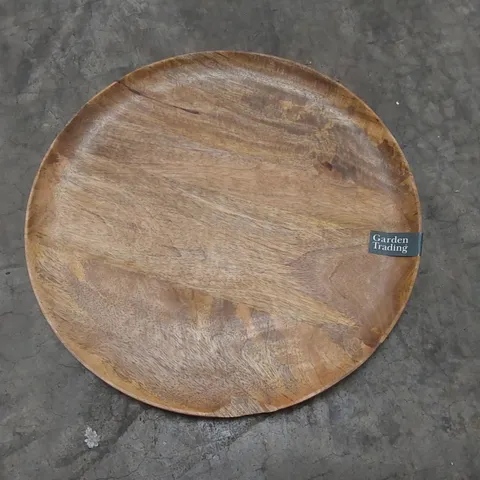 MIDFORD PLATE LARGE NATURAL MANGO WOOD
