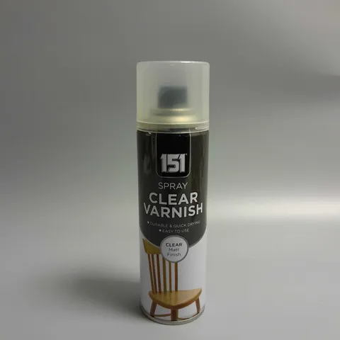 APPROXIMATELY TWELVE 151 SPRAY CLEAR VARNISH 250ML - CLEAR MATT FINISH