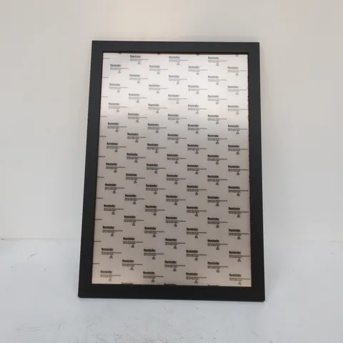 BLACK WOODEN FRAME 36 X 54 APPROXIMATELY