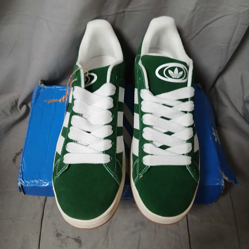 ADIDAS CAMPUS GREEN SUEDE SNEAKERS SIZE 10.5