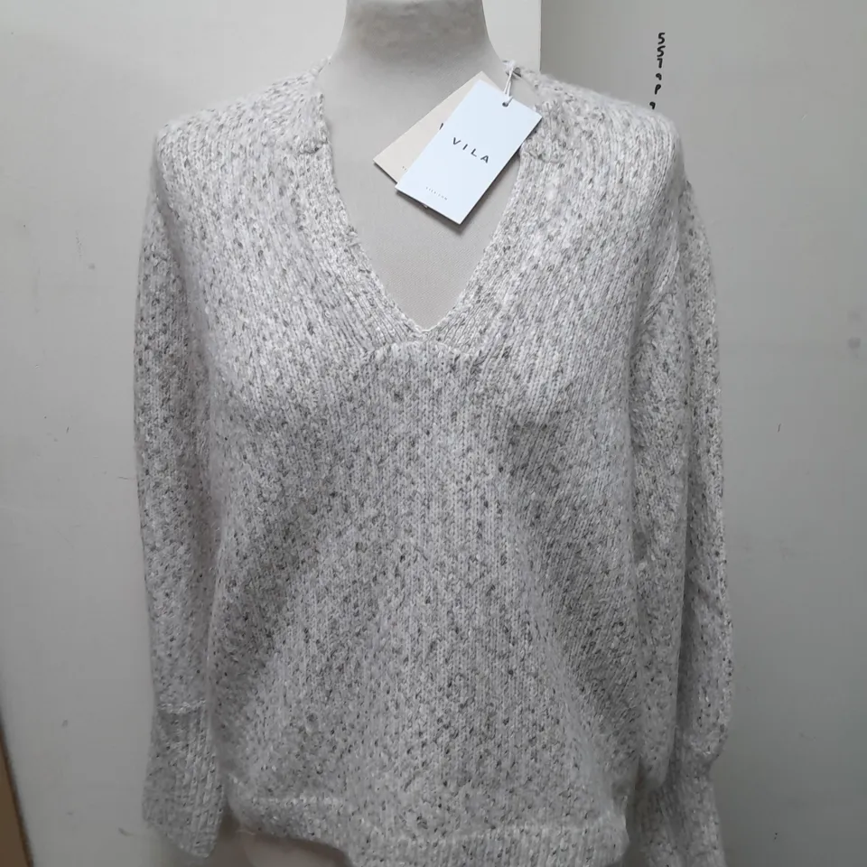 VILA HIGH NECK L/S JUMPER - XL