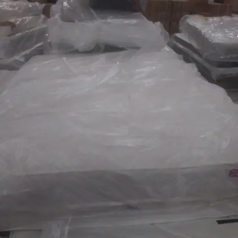 BAGGED BREATHABLE FOAM FREE BONNEL SPRUNG DOUBLE MATTRESS - WHITE