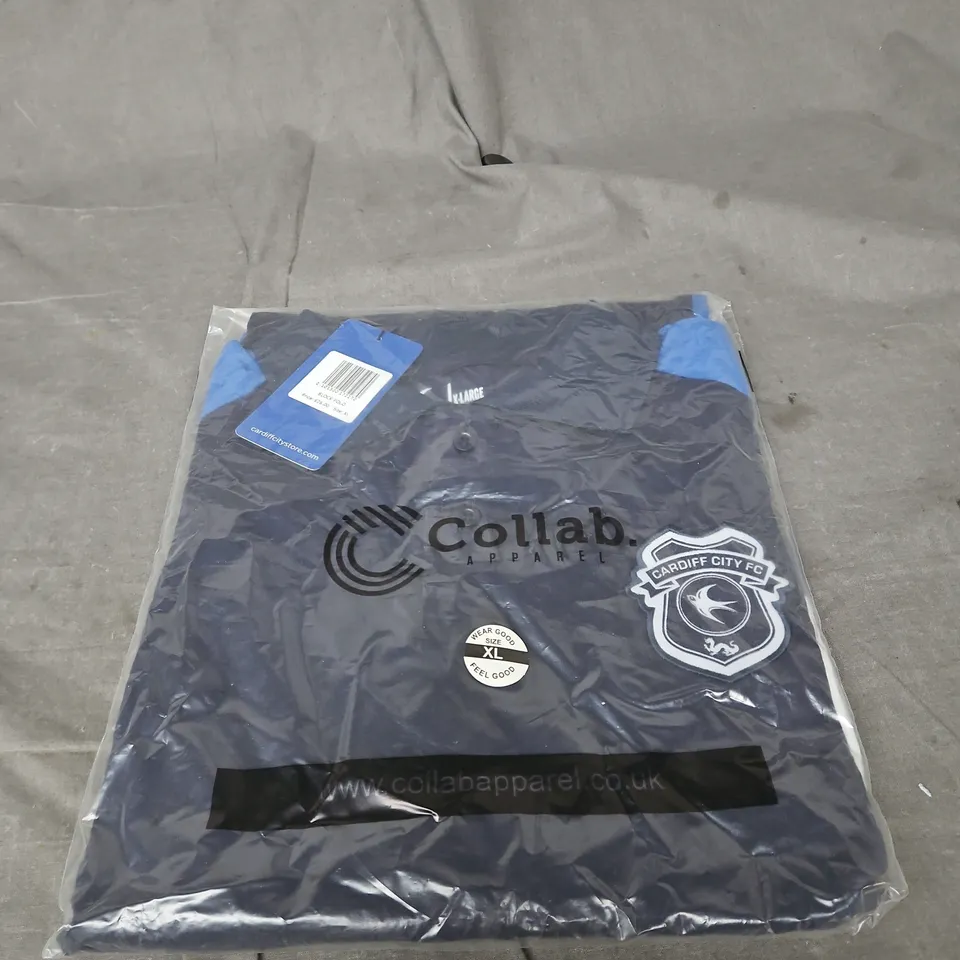 CARDIFF CITY BLOCK POLO SIZE XL SEALED