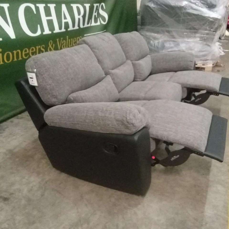 SANTORI 3 SEATER HIGH BACK RECLINER SOFA RRP £849