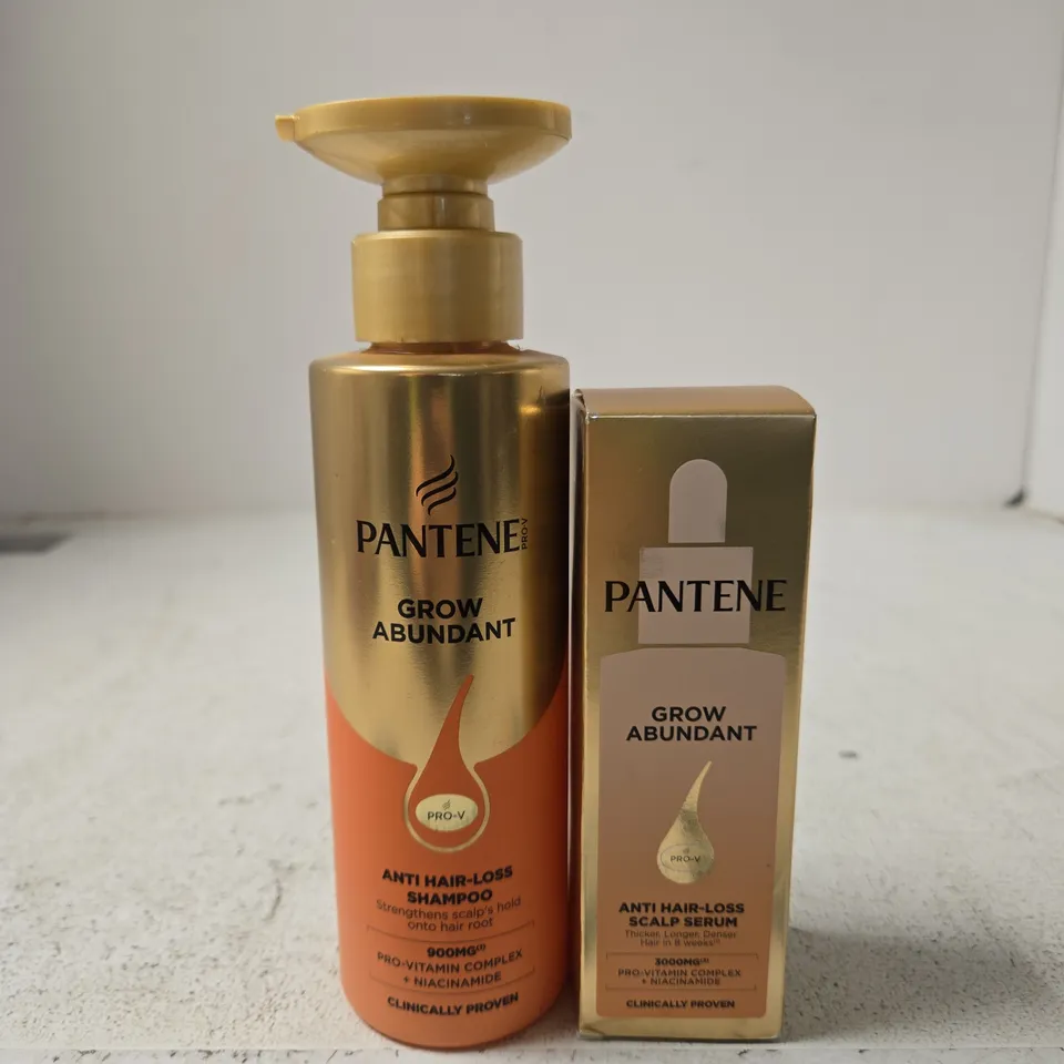 PANTENE GROW ABUNDANT ANTI HAIR-LOSS SHAMPOO & SCALP SERUM SET