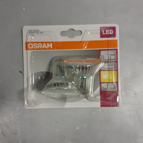 30 X SEALED (2 LIGHTS PER PACK) OSRAM GU10 LED STAR SPOTLIGHTS - WARM WHITE