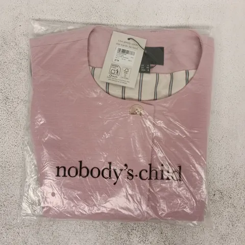 BAGGED NOBODY'S CHILD GIGI TWILL WAISTCOAT IN PINK SIZE UK 12