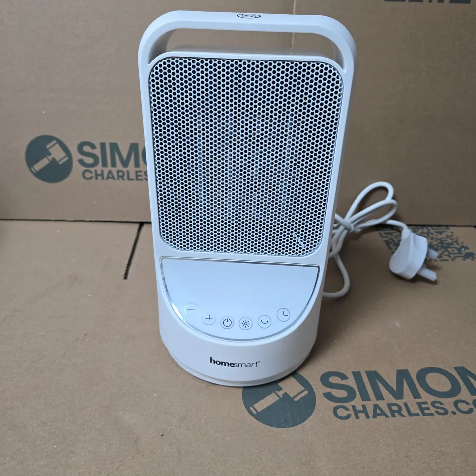 BOXED HOMESMART PORTABLE CERAMIC FAN HEATER – WHITE