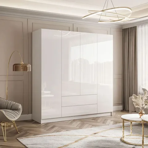 BOXED AUREL 4D2SZ TILTING WARDROBE [6 BOXES]