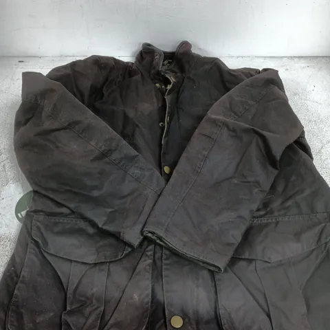 BARBOUR JACKET – WAXED COTTON, MEN'S, SIZE L