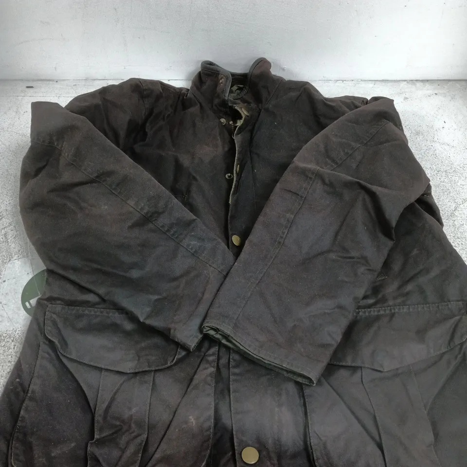 BARBOUR JACKET – WAXED COTTON, MEN'S, SIZE L