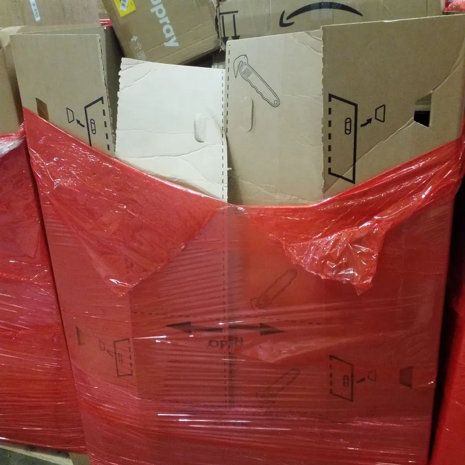 PALLET CONTAINING ASSORTED PRODUCTS INCLUDING STAND MIXER, STORAGE TUBS WITH LIDS, DESK & NESTING SIDE TABLES