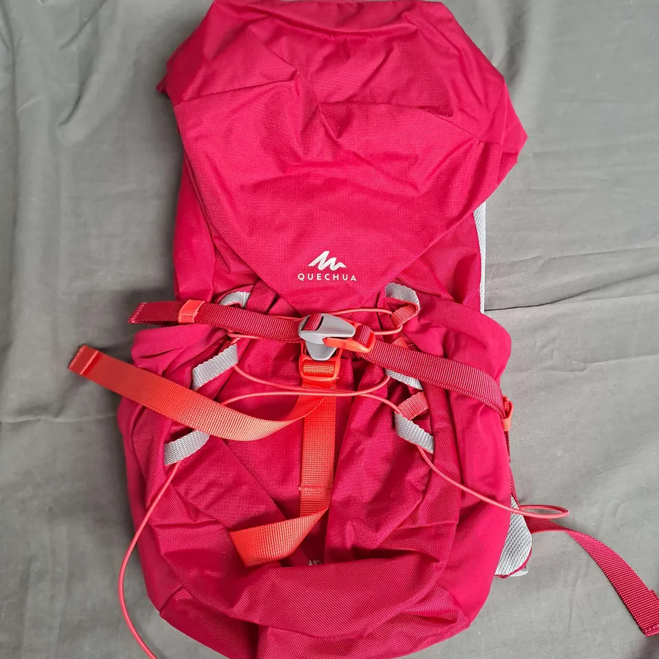 QUECHUA HIKING BACKPACK IN HOT PINK