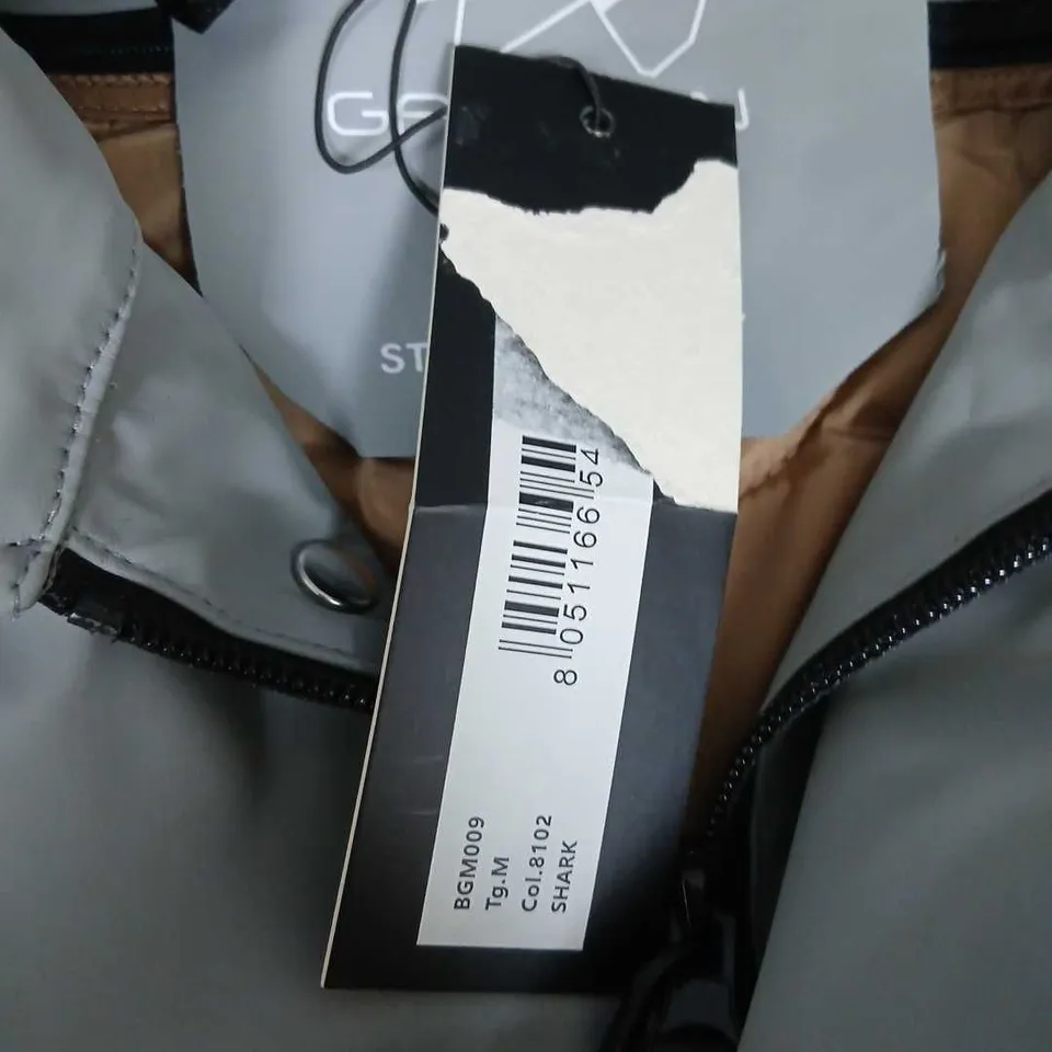 GAMMON GREY HOODED JACKET – SIZE M (MEDIUM) – STYLED IN ITALY