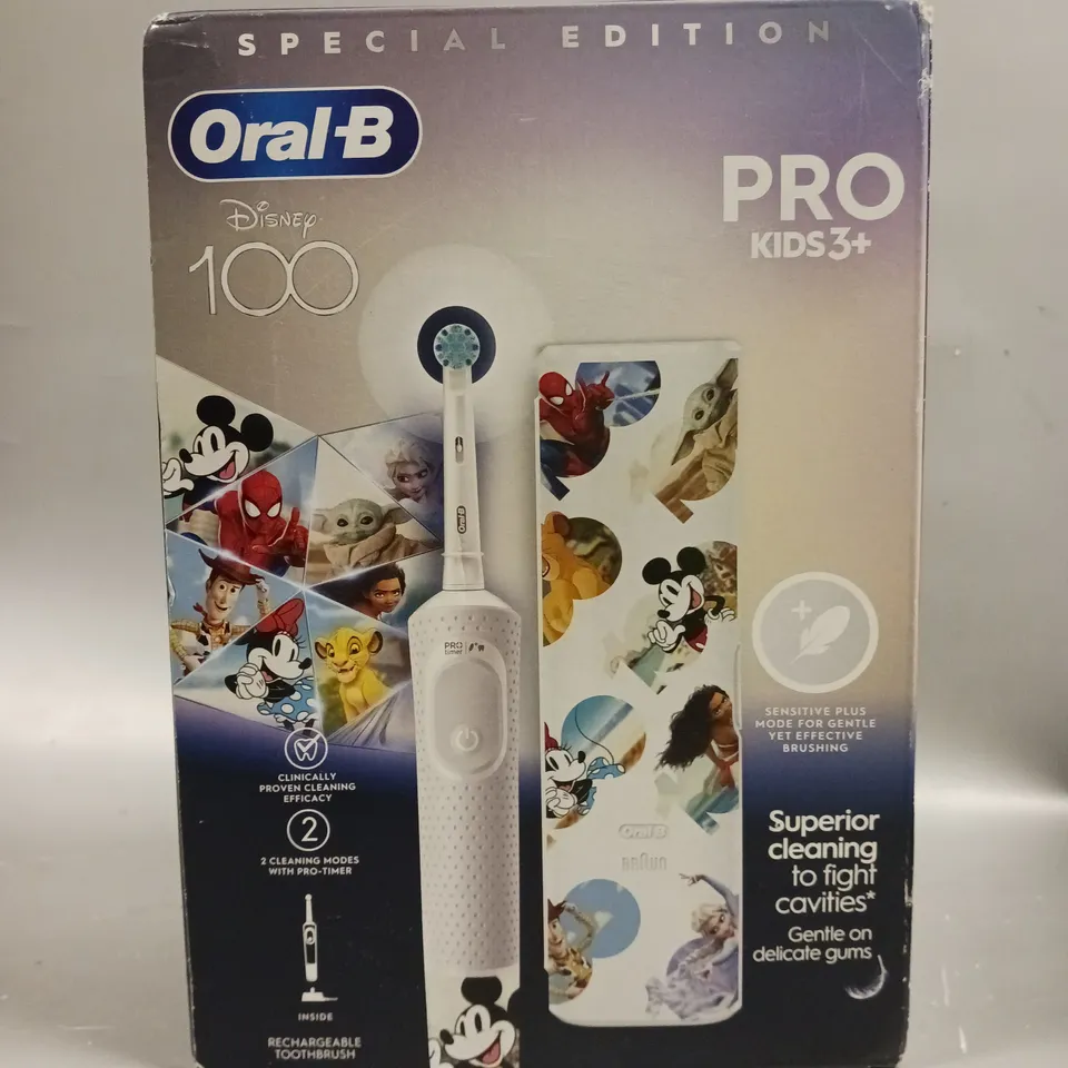 SEALED ORAL-B PRO KIDS3+ ELECTRIC TOOTHBRUSH 