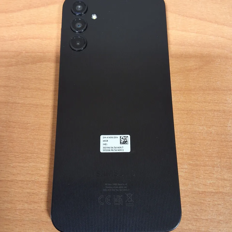 BOXED SAMSUNG GALAXY A14 4/64GB IN BLACK - SM-A145R