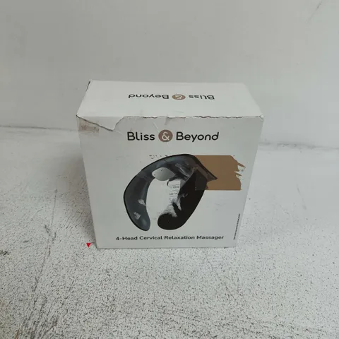 BOXED BLISS & BEYOND 4-HEAD CERVICAL RELAXATION MASSAGER