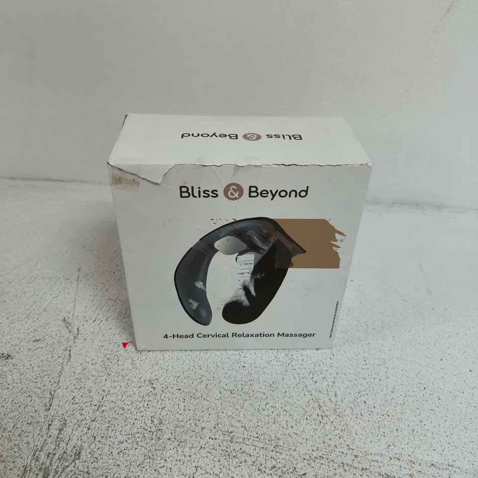 BOXED BLISS & BEYOND 4-HEAD CERVICAL RELAXATION MASSAGER