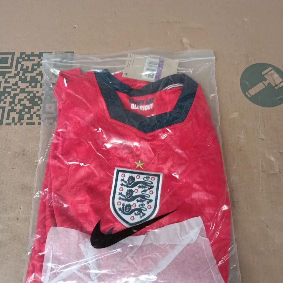 NIKE MEN'S ENGLAND FOOTBALL JERSEY – RED, DRI-FIT, SIZE 2XL