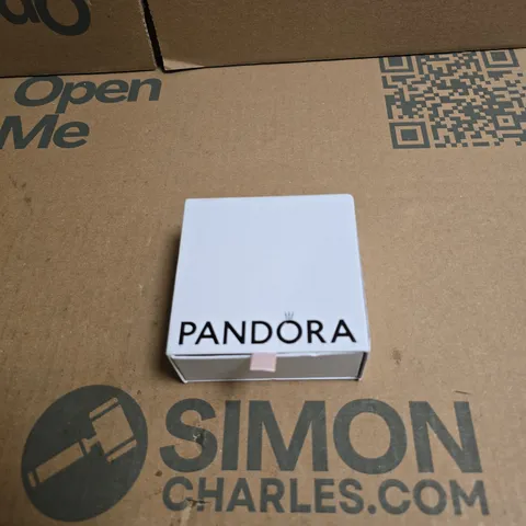 PANDORA RING WITH RED GEMSTONE & PANDORA BRACELET WITH CHARMS – PRESENTATION BOX (2-PIECE SET)