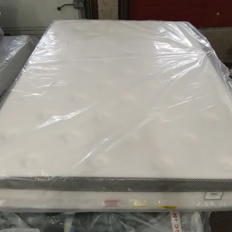 QUALITY BAGGED MURCIA WAYFAIR SLEEP PILLOW TOP POCKET SPRUNG MATTRESS - 135cm DOUBLE