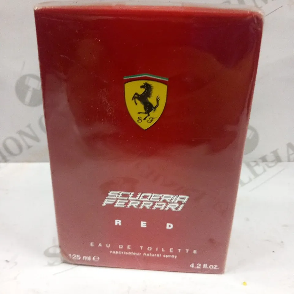 BOXED AND SEALED SCUDERIA FERRARI RED EAU DE TOILETTE 125ML
