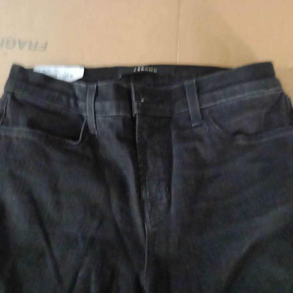 BRAND NEW J BRAND DEE MID RISE ZIP SUPER SKINNY JEANS IN BLACK - 28