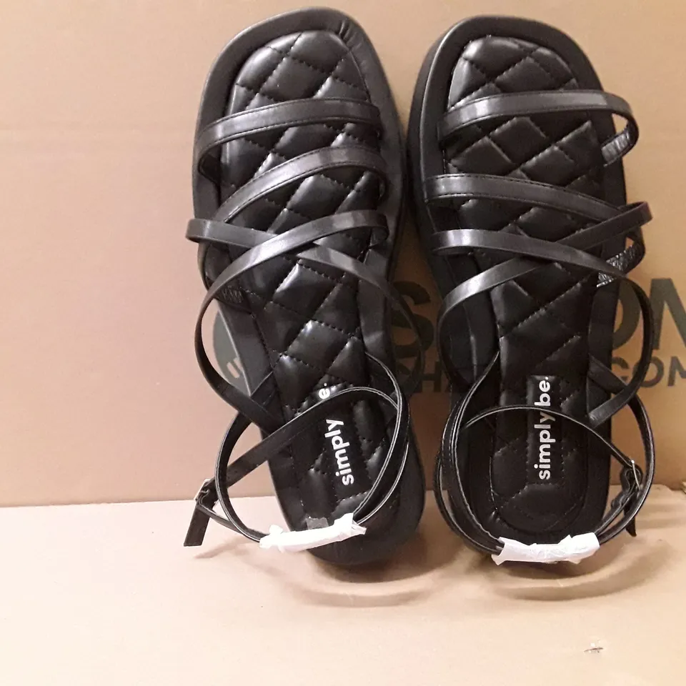 BOXED BRAND NEW SIMPLY BE PHOEBE EX WIDE SCANDALS SIZE 9 BLACK COLOUR APPROXIMATELY 6 PAIRS