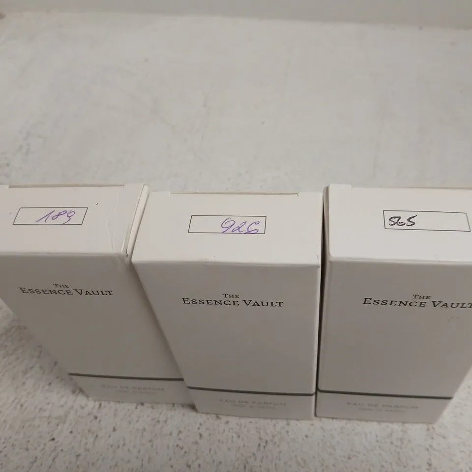 3 X 100ML OF ASSORTED THE ESSENCE VAULT FRAGRANCES