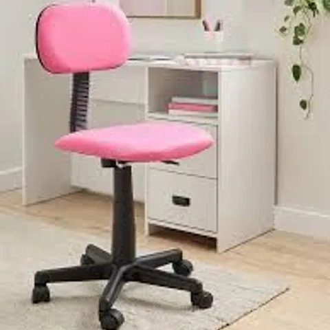 BOXED GAS LIFT OFFICE CHAIR- PINK (1 BOX)